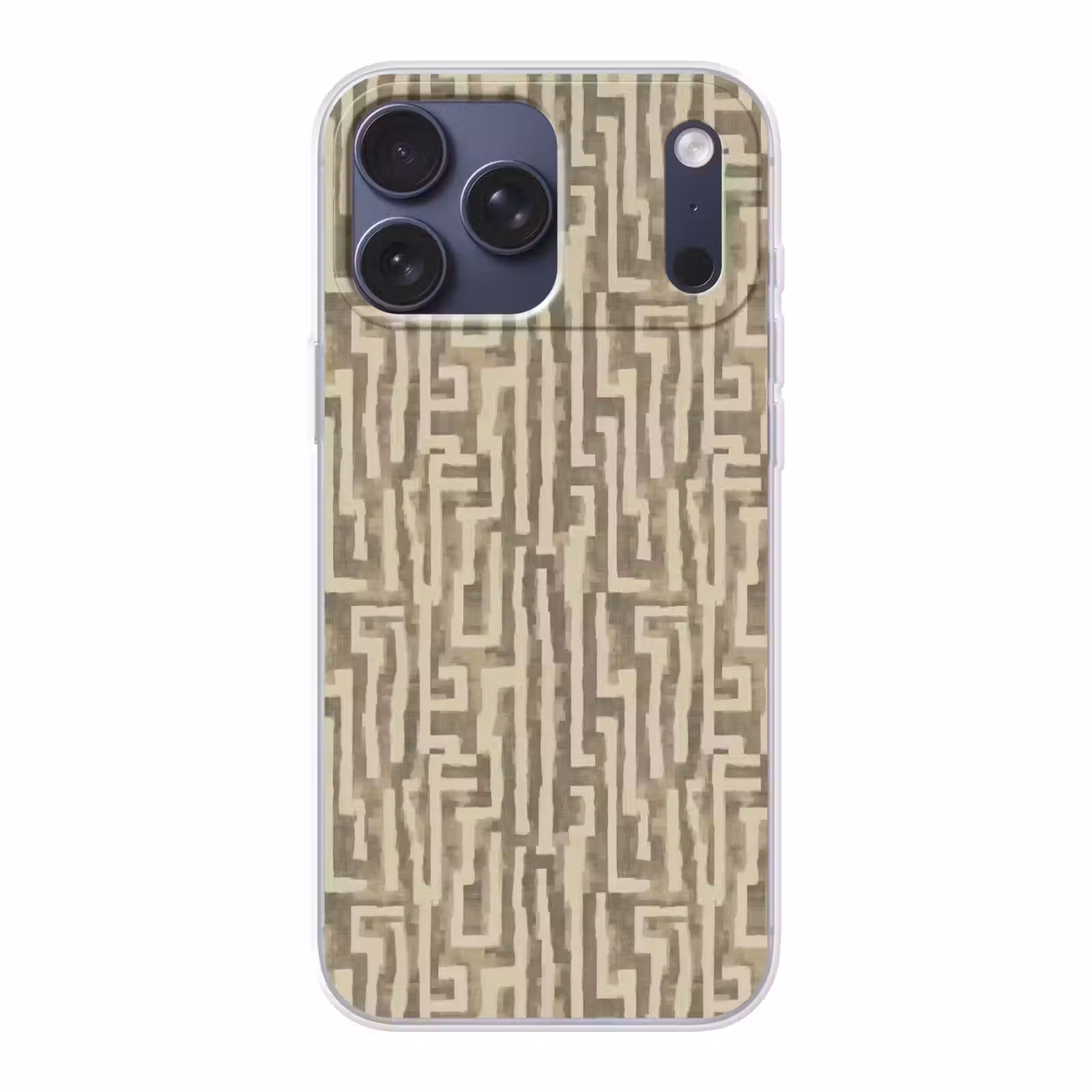Telefoonhoesje Softcase - Abstract - Geometrisch - Groen — 1