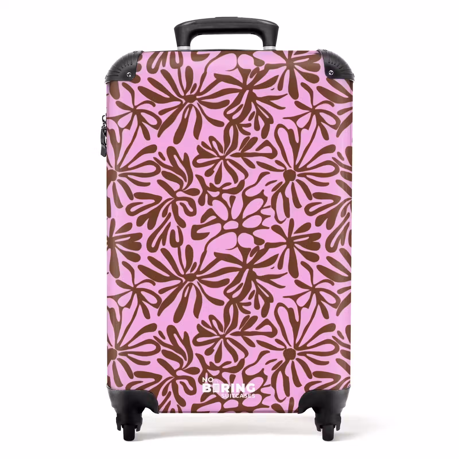 Koffer - Organisch - Patroon - Roze — 1