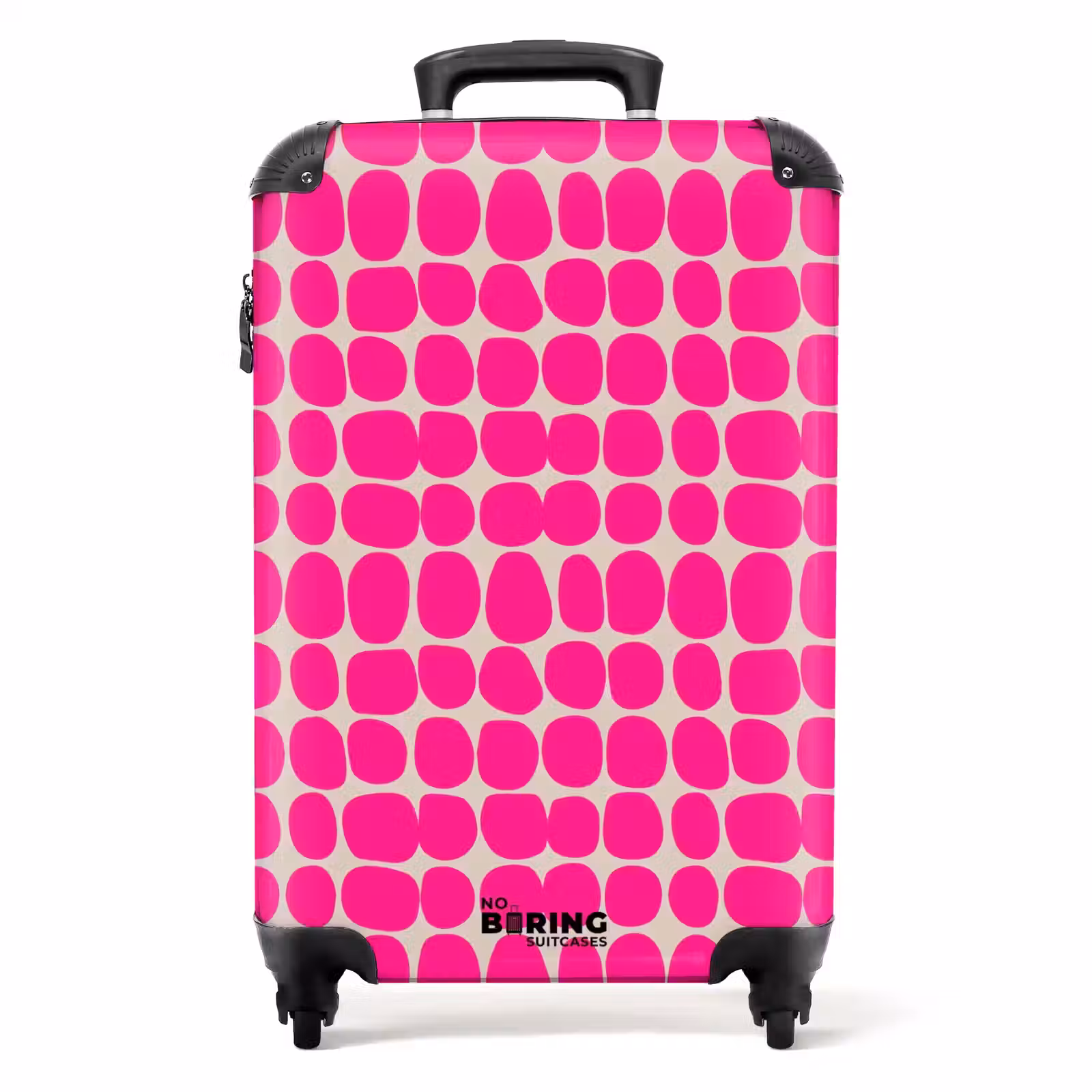 Koffer - Stippen - Patroon - Roze — 1