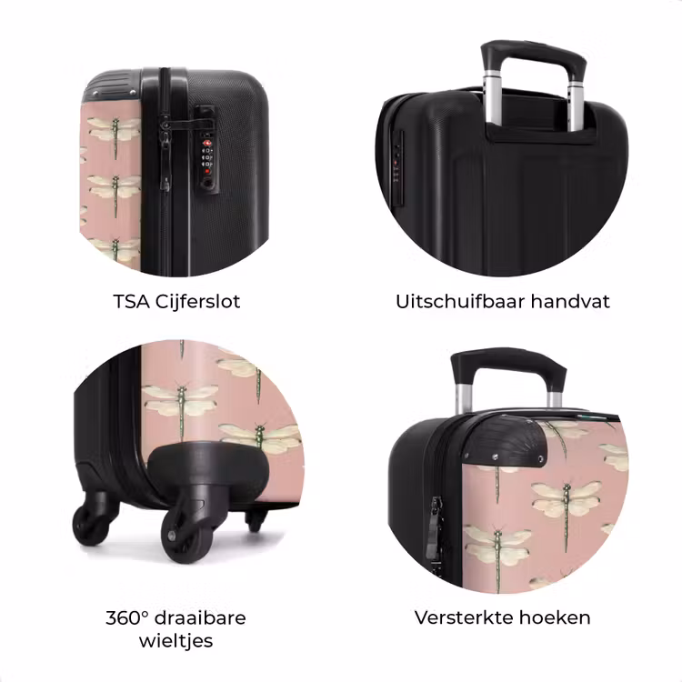 Koffer - Lillibellen - Patroon - Roze — 7