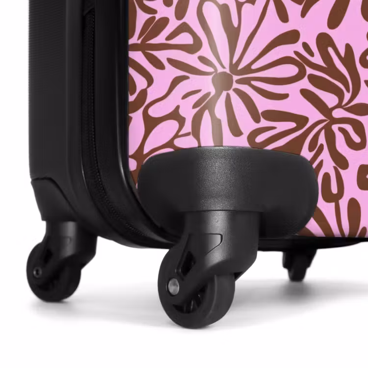 Koffer - Organisch - Patroon - Roze — 6