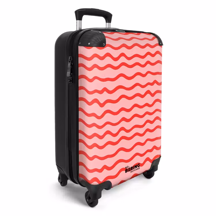 Koffer - Speels - Patroon - Rood — 2