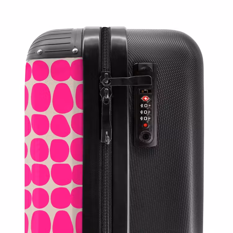 Koffer - Stippen - Patroon - Roze — 5