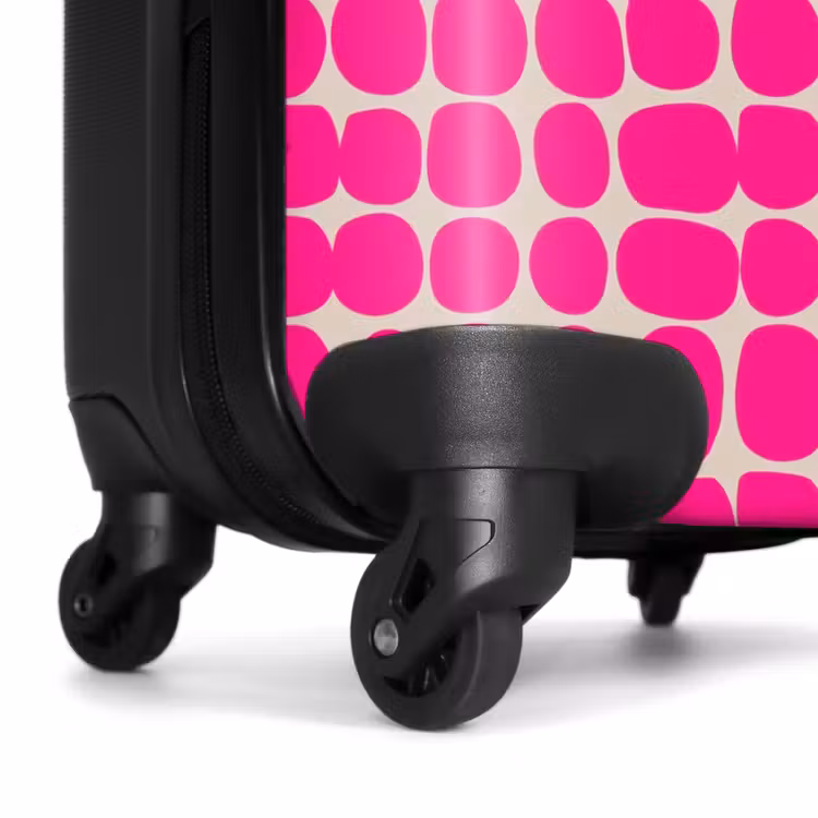 Koffer - Stippen - Patroon - Roze — 6