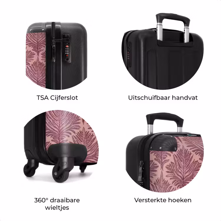 Koffer - Varen - Patroon - Paars — 7