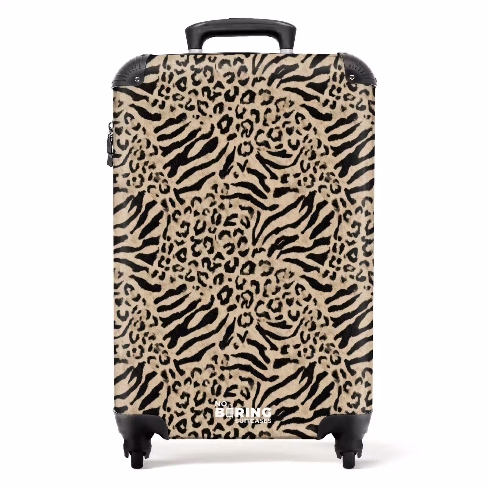 Koffer - Giraf - Zebra - Motief - Bruin — 1
