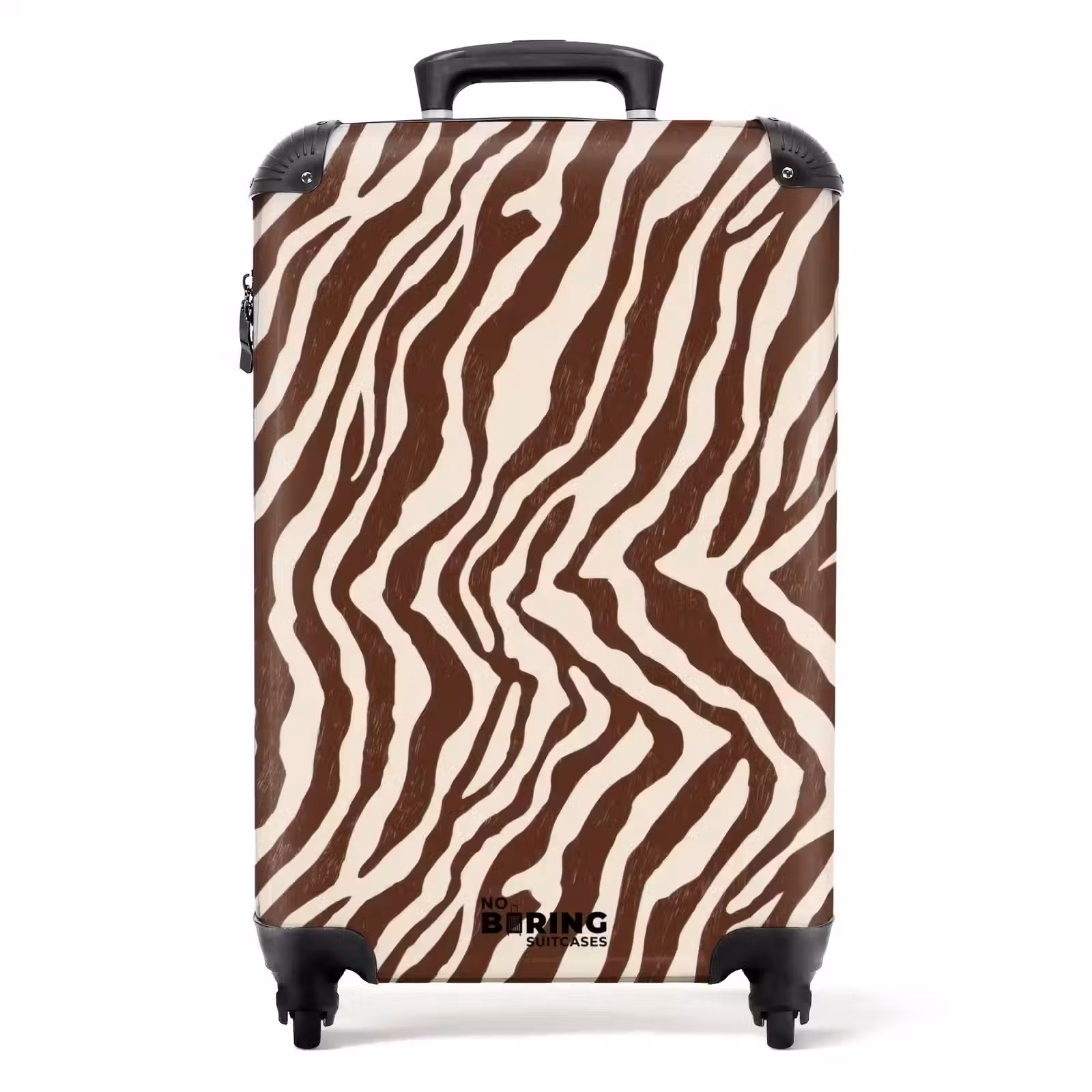 Koffer - Zebra - Patroon - Zwart - Wit — 1