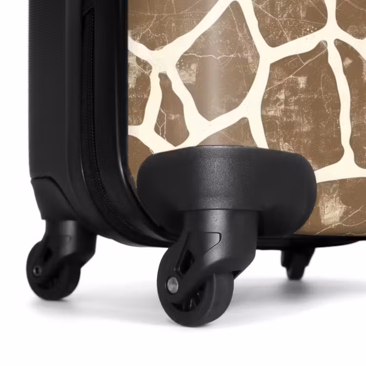 Koffer - Giraf - Patroon - Beige - Bruin — 6