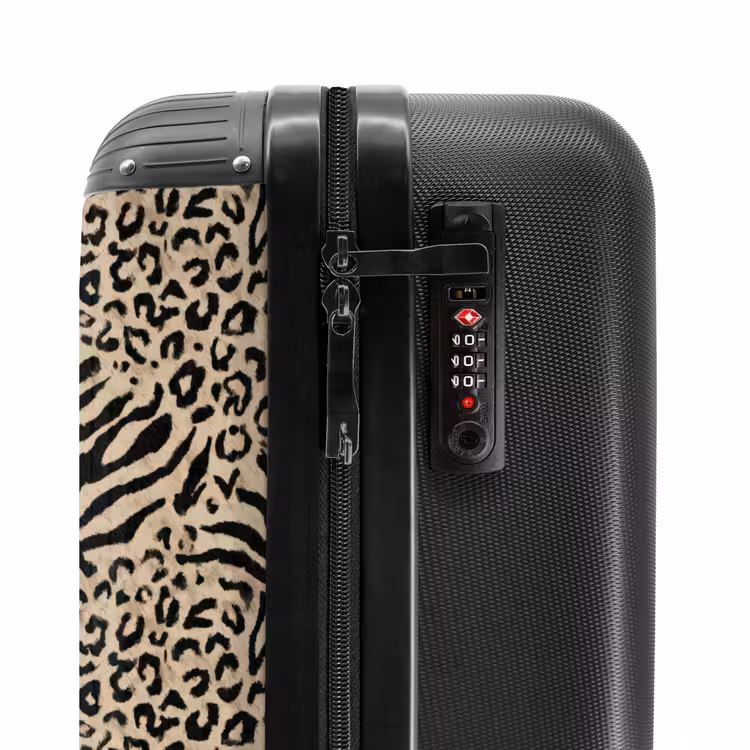 Koffer - Giraf - Zebra - Motief - Bruin — 5