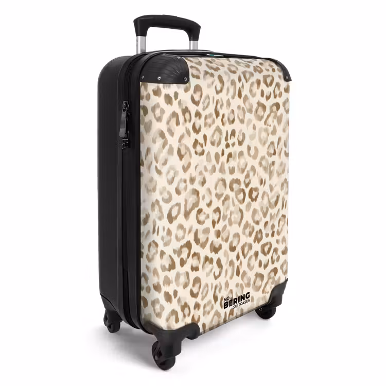 Koffer - Luipaard - Klassiek - Beige — 2