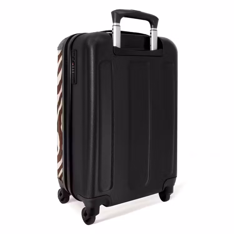 Koffer - Zebra - Patroon - Zwart - Wit — 3