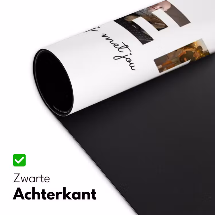 Gepersonaliseerde bureau onderlegger - Vriend - Lettercollage — 5