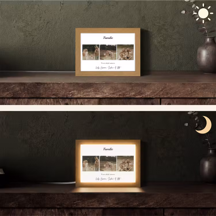 Gepersonaliseerde Lightbox - Familie - Fotocollage - 3 Foto's — 5