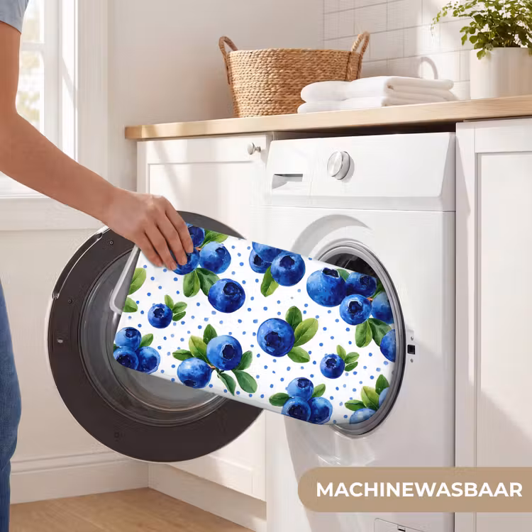 Badmat - Bessen - Patroon - Blauw — 7