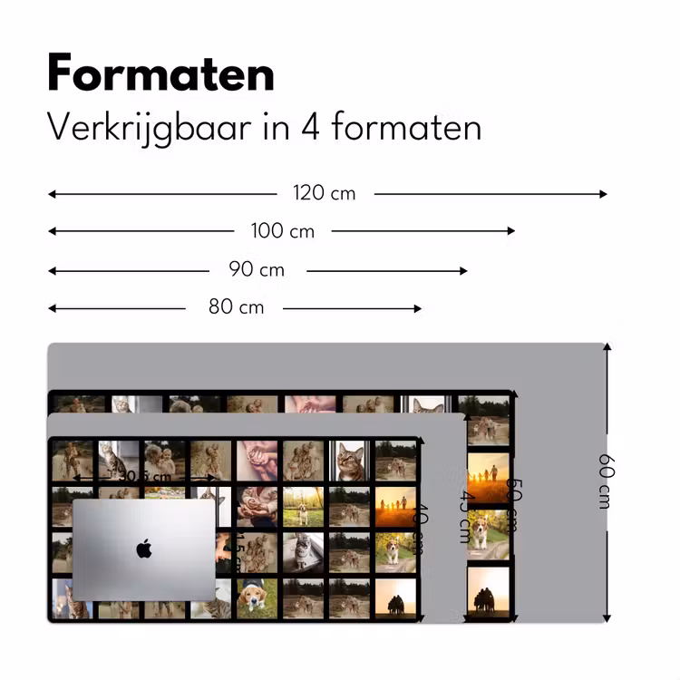Gepersonaliseerde bureau onderlegger - Fotocollage - 32 afbeelding — 8
