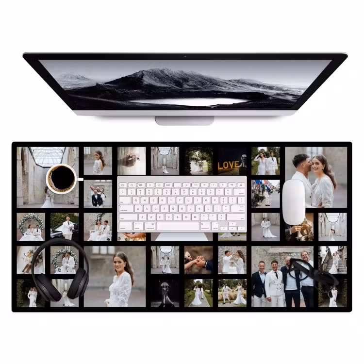 Gepersonaliseerde bureau onderlegger - Fotocollage - 38 afbeeldingen — 4
