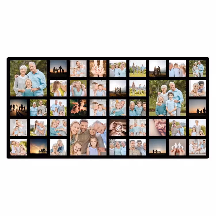 Gepersonaliseerde bureau onderlegger - Fotocollage - 41 afbeeldingen — 2