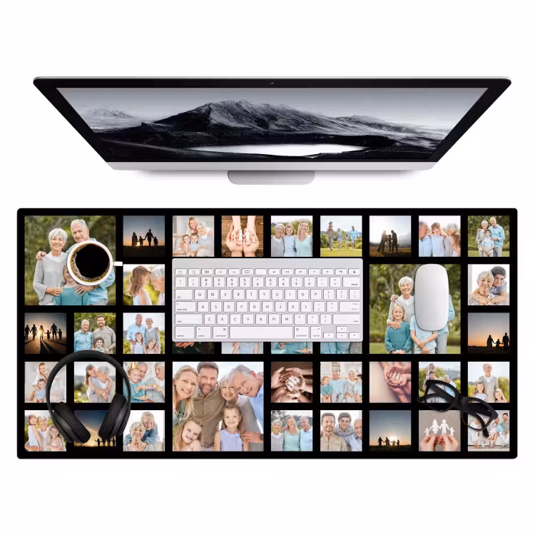 Gepersonaliseerde bureau onderlegger - Fotocollage - 41 afbeeldingen — 4
