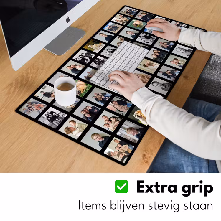 Gepersonaliseerde bureau onderlegger - Fotocollage - 50 afbeeldingen — 6