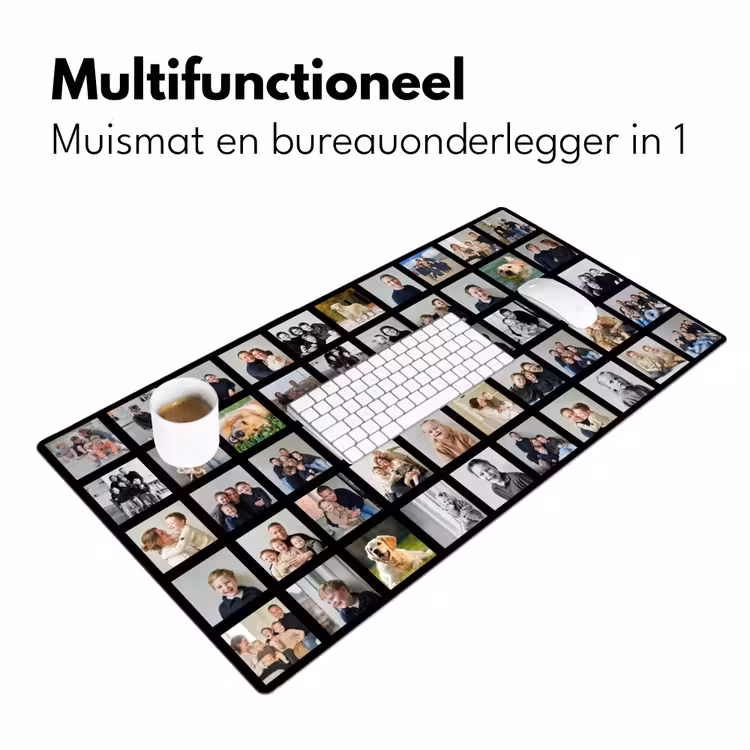 Gepersonaliseerde bureau onderlegger - Fotocollage - 50 afbeeldingen — 7