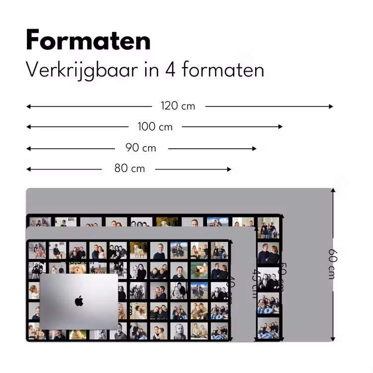 Gepersonaliseerde bureau onderlegger - Fotocollage - 50 afbeeldingen — 8