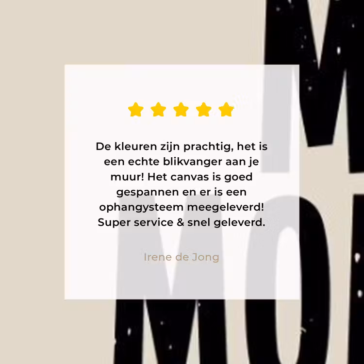 Gepersonaliseerd canvas schilderij - Love My Mom — 3