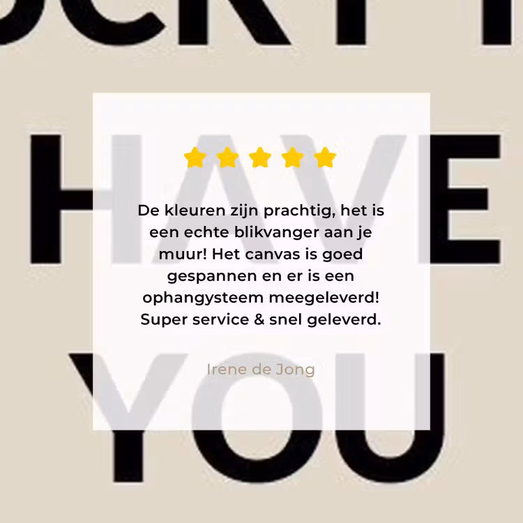 Gepersonaliseerd canvas schilderij - We Are Lucky To Have You — 3