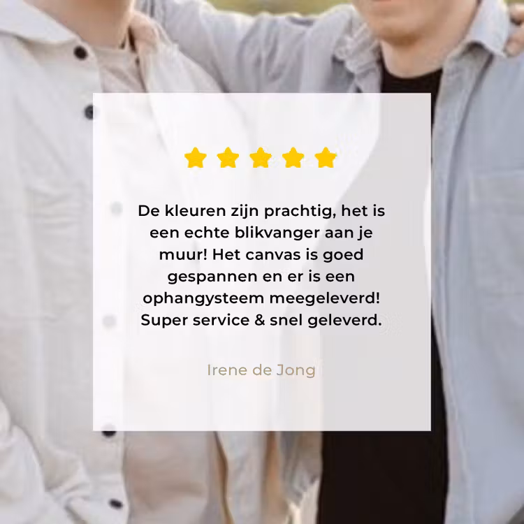Gepersonaliseerd canvas schilderij - Brothers — 3