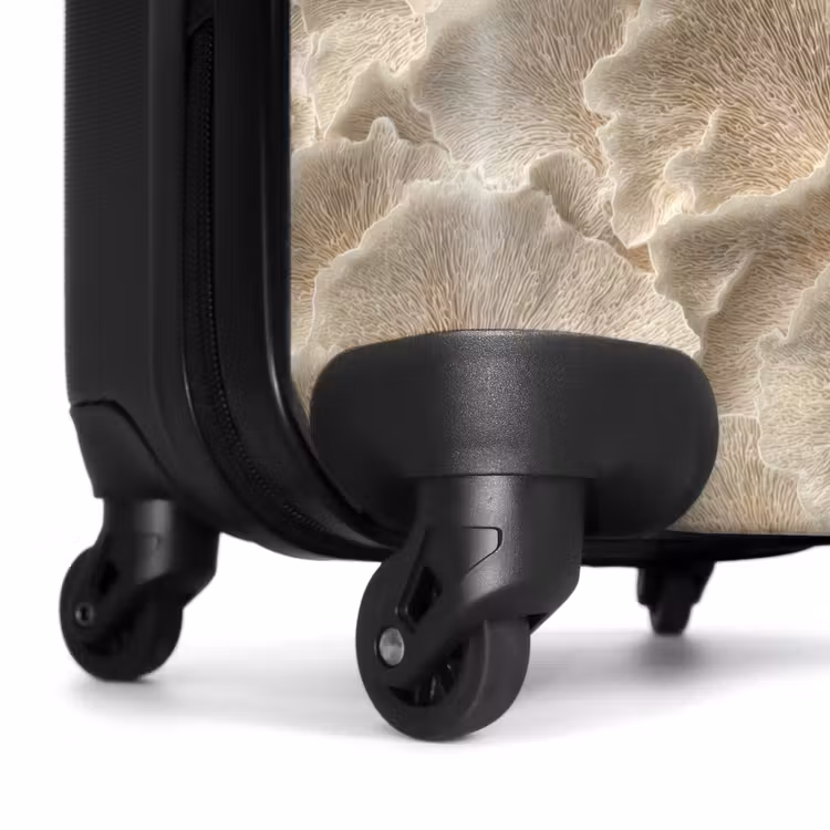 Koffer - Waaierstructuren - Beige - Vezeltextuur — 6