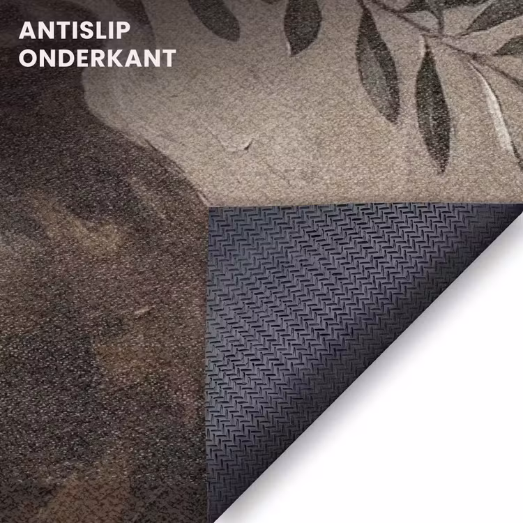 Deurmat - Olijfplant - Aardenpot - Abstract - Beige — 6
