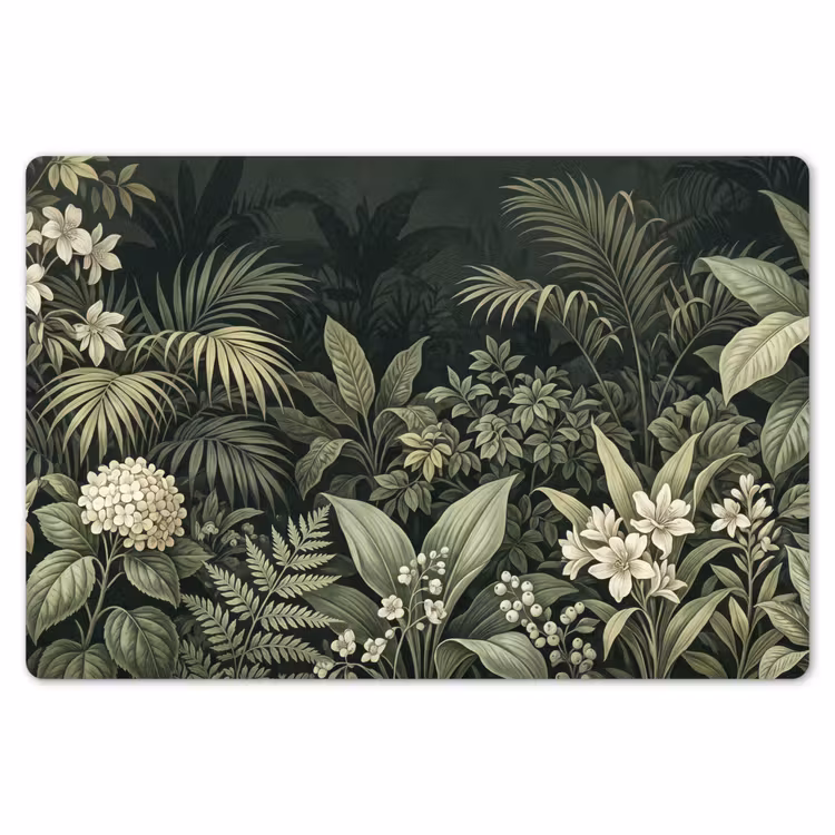Placemat - 6 stuks - Jungle - Bladeren - Botanisch - Groen — 7