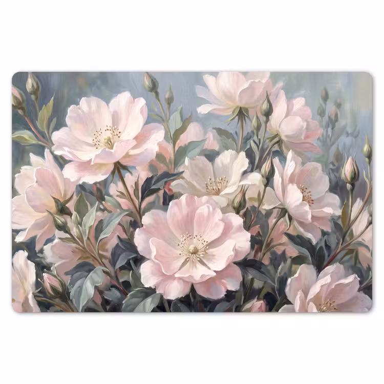 Placemat - 6 stuks - Rozen - Illustratie - Roze — 7