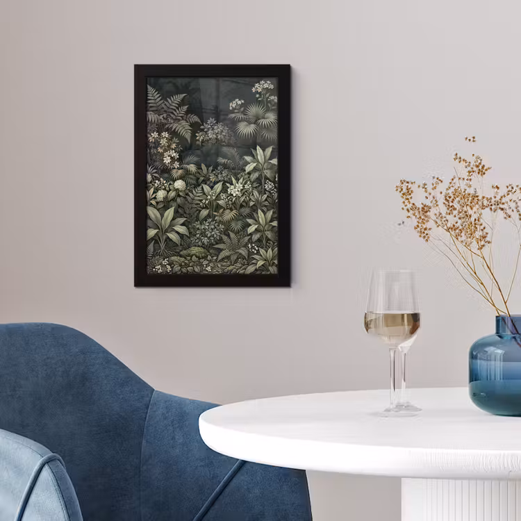 Poster met lijst - Jungle - Bladeren - Botanisch - Groen — 4