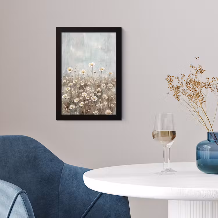 Poster met lijst - Madelief - Illustratie - Wit — 4