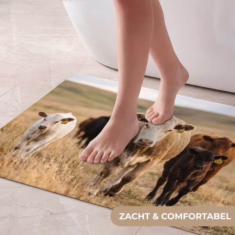 Badmat - Runderen - Kudde - Landschap - Weide - Rustig — 5
