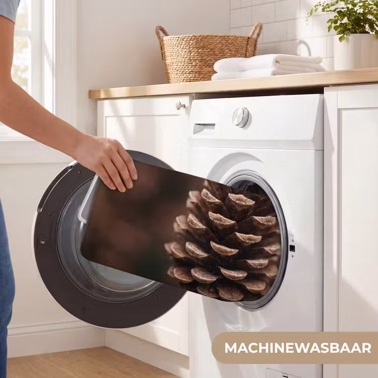 Badmat - Dennenappel - Bos - Herfst - Bruin - Sfeervol — 7
