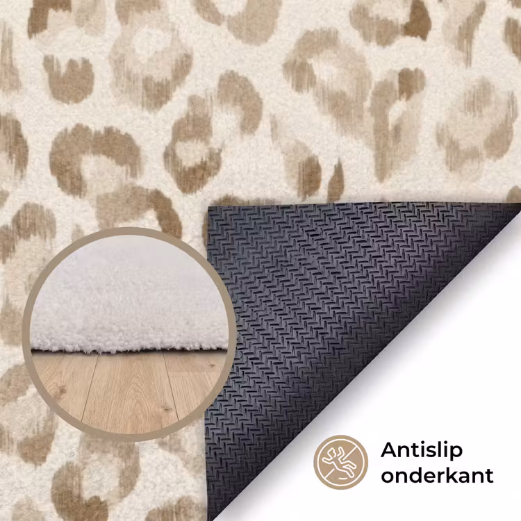 Vloerkleed - Luipaard - Klassiek - Beige — 5