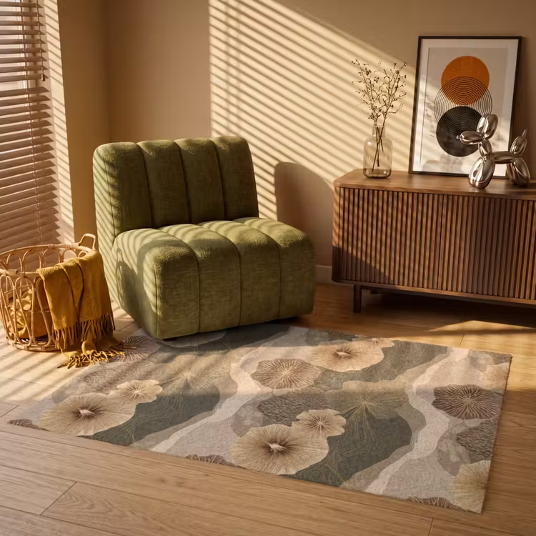 Vloerkleed - Abstract - Modern - Groen — 2