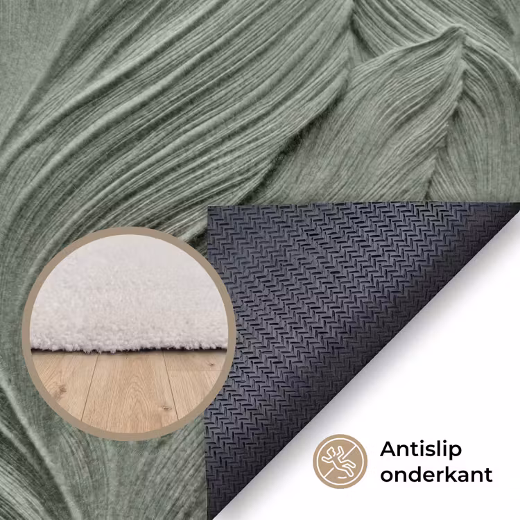Vloerkleed - Bladeren - Textuur - Groen — 4
