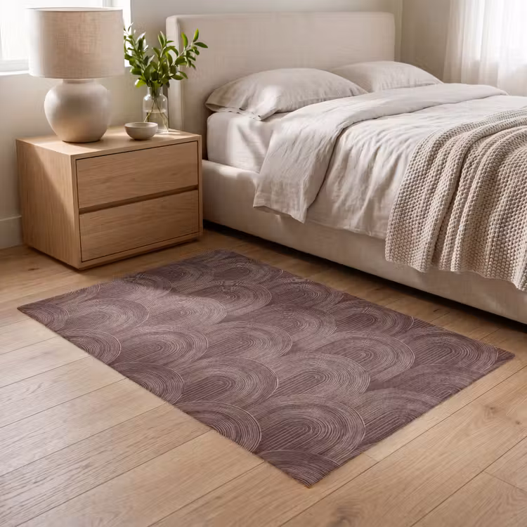Vloerkleed - Ritmisch - Effect - Bruin — 6