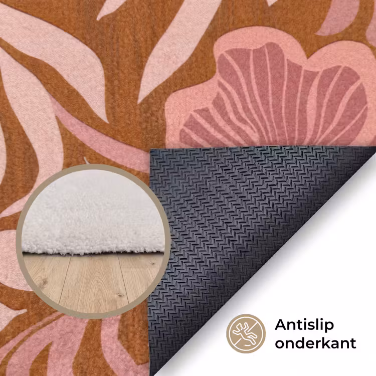 Vloerkleed - Sfeer - Bloemen - Roze — 4
