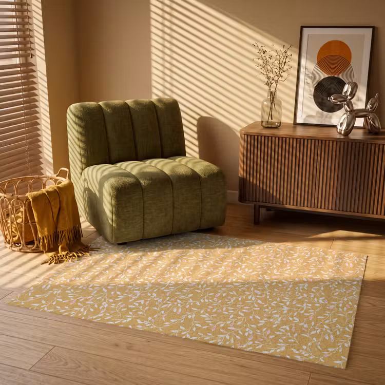 Vloerkleed - Takjes - Patroon - Oker — 2