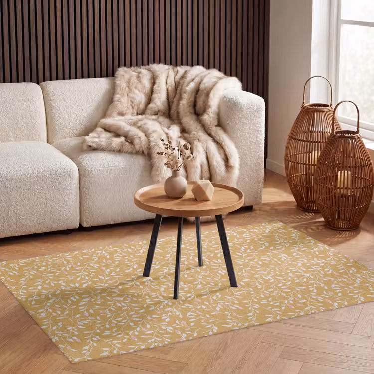 Vloerkleed - Takjes - Patroon - Oker — 3