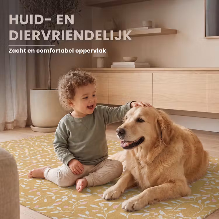 Vloerkleed - Takjes - Patroon - Oker — 7