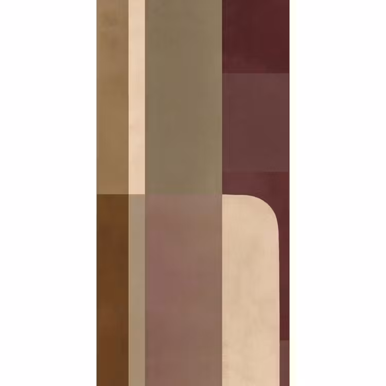 Behang - Vlakken - Abstract - Bordeaux - Lijnen β 2