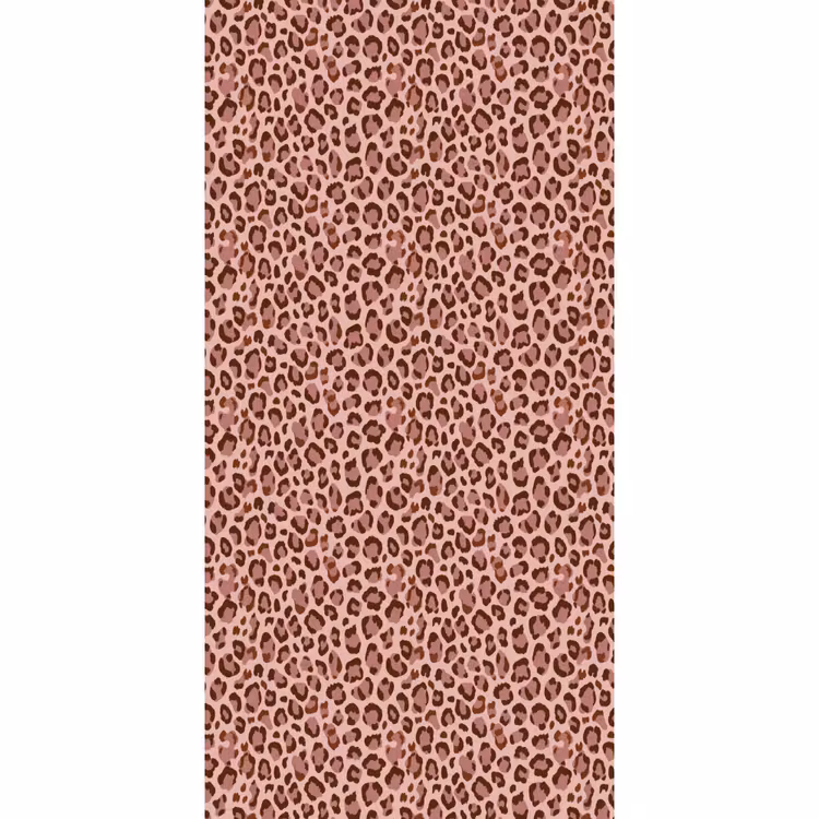 Behang - Luipaard - Patroon - Roze — 2