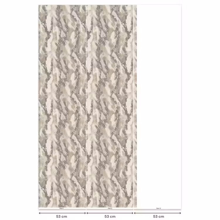 Behang - Slang - Patroon - Taupe — 6