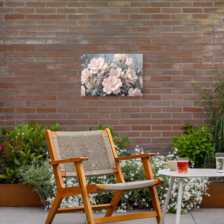 Buiten canvas - Rozen - Illustratie - Roze — 2