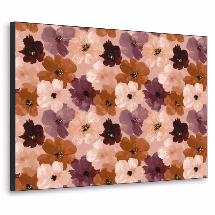 Art Frame - Bloemen - Abstract - Aardetinten