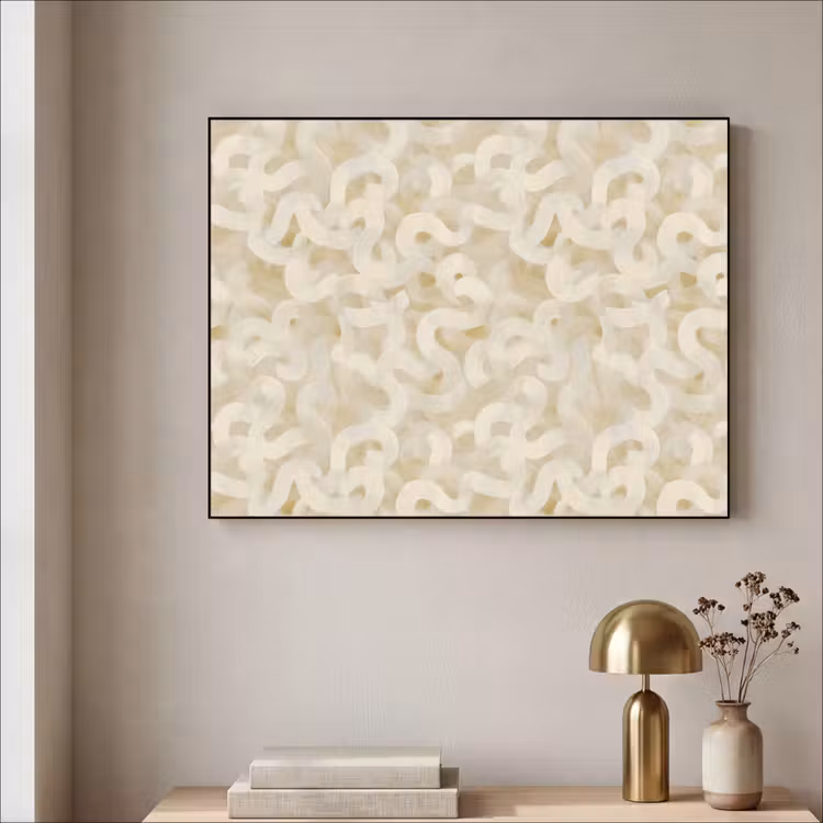 Art Frame - Abstract - Lijnen - Beige — 5